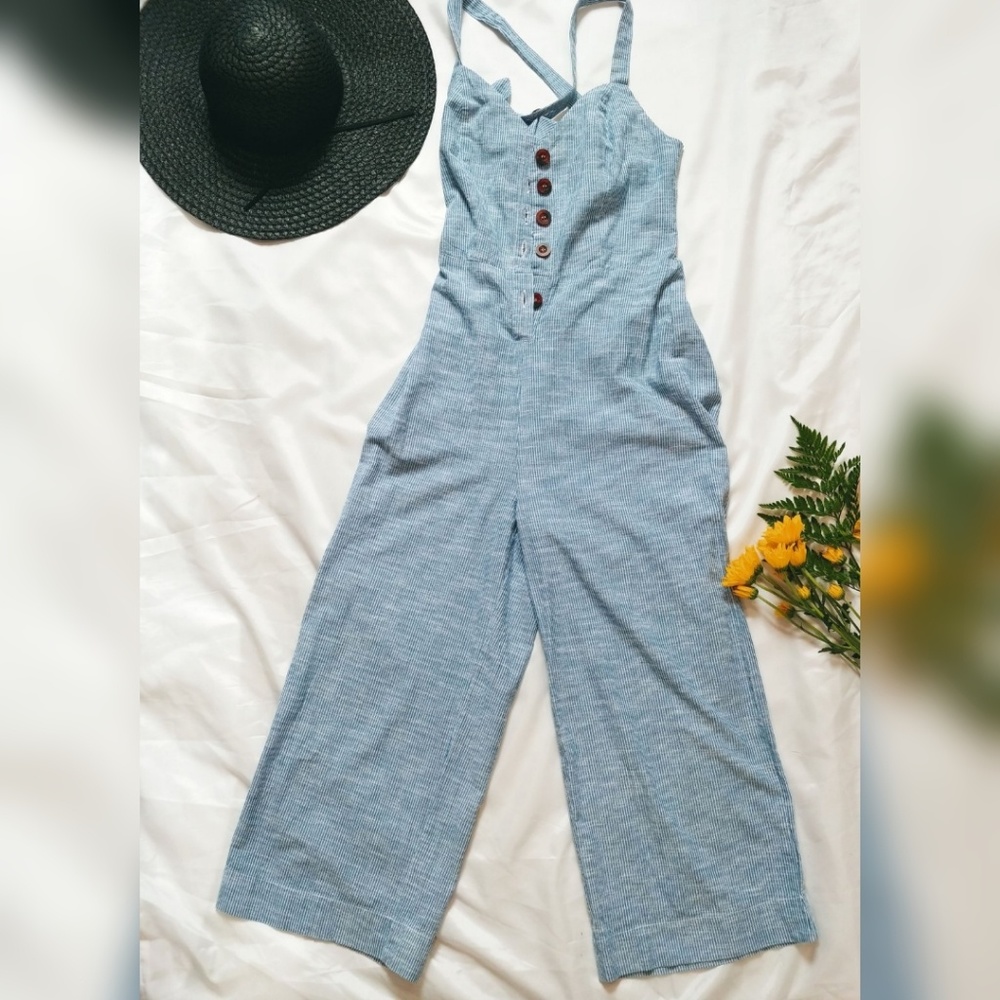 Pinstriped Romper